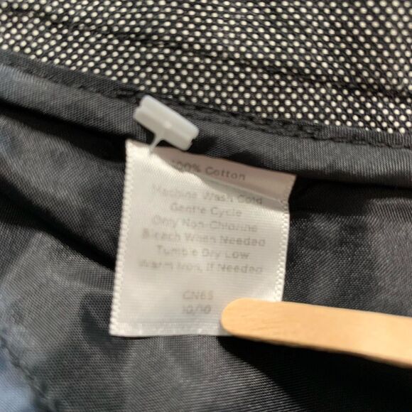 Talbots Heritage Pants Women 12 Chino Casual Business Cropped Corpcore Polka Dot - Picture 9 of 9